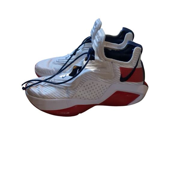 Nike LeBron Soldier XIV USA Sneaker Mens 11.5 White University Red Blue - Picture 1 of 7